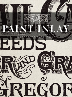 PAINT INLAY &quot; GREGORY’S CATALOGUE 12×16 PAD  8pgs