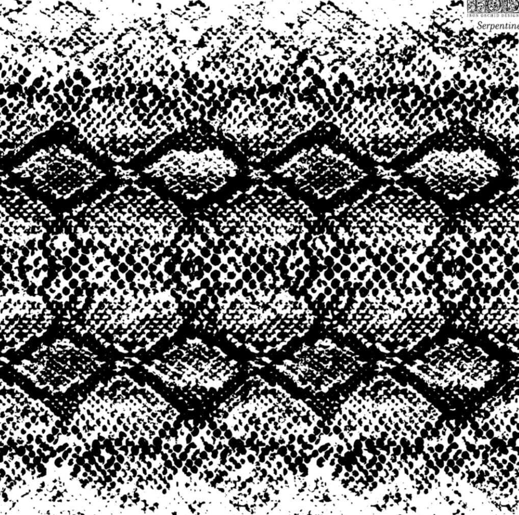 &quot;SERPENTINE&quot;  12X12  2022~Decor Stamp