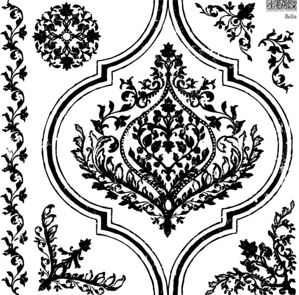 &quot; BELLA&quot;   12X12  2022~Decor Stamp