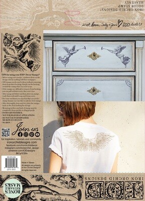 CHRISTMAS 2022  " Heavenly "   12X12   Decor Stamp