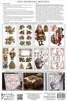 Christmas 2023  "CANDY CANE COTTAGE" 8x12 Pad