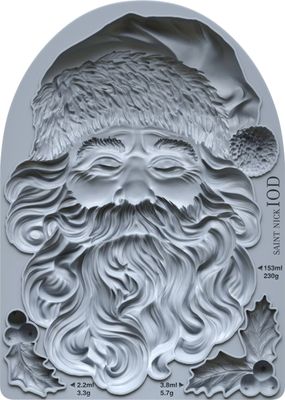 2025 SAINT NICK  5&quot;X7&quot; Christmas Mould