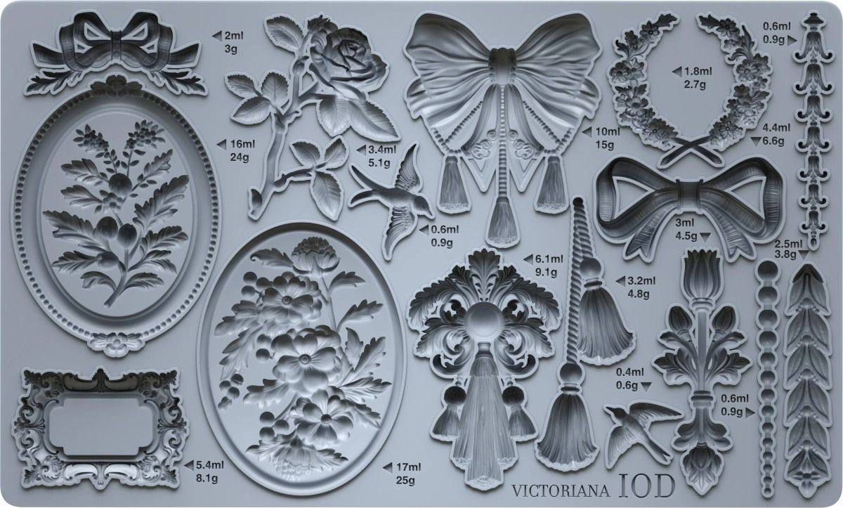 2025  VICTORIANA ~ 6&quot; x 10&quot;    Christmas Mould