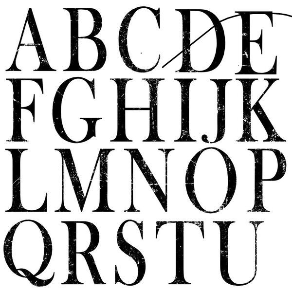 TYPESETTING  STAMP  12X12 ~ 2 sheets