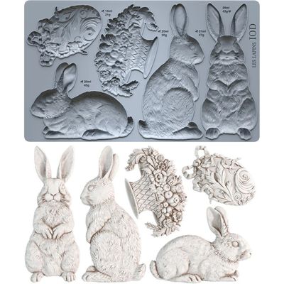 2026 LES LAPINS ~ 6" x 10"  Mould