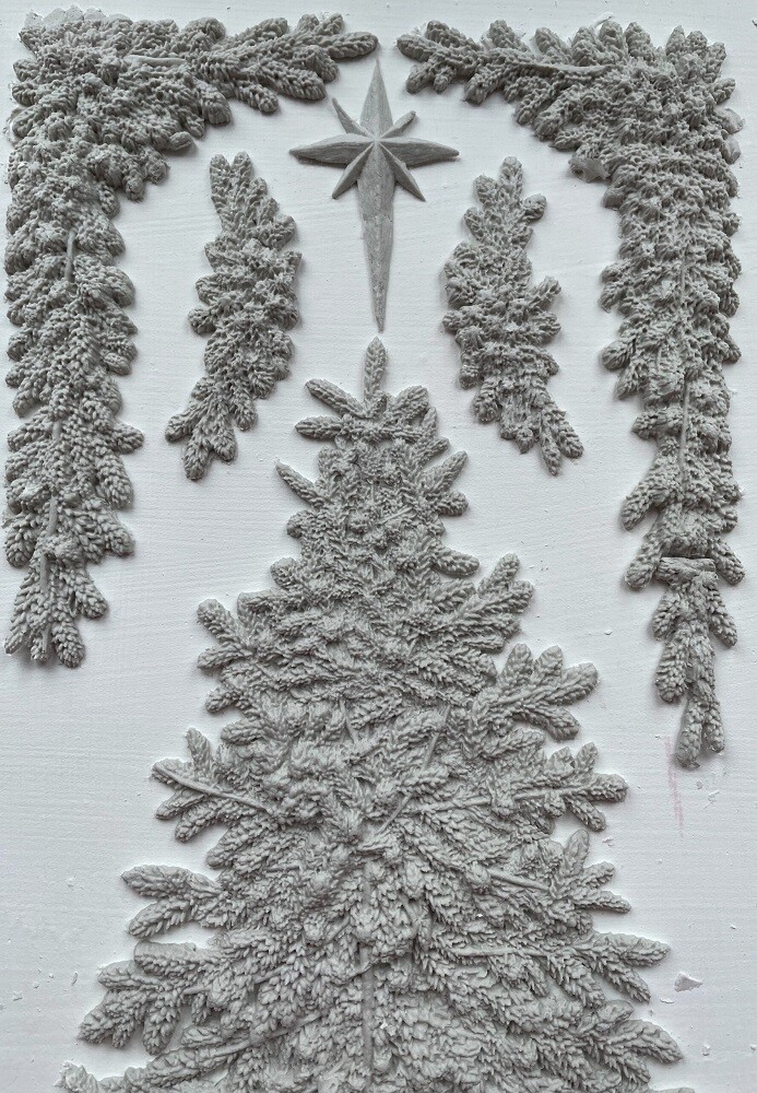 CHRISTMAS  " O CHRISTMAS TREE" ~ 6" x 10"  2023 MOULD