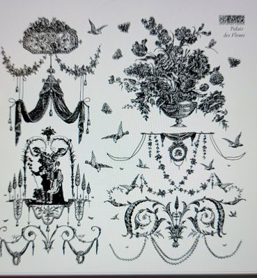 2026 PALAIS DES FLEURS 12X12   DECOR STAMP