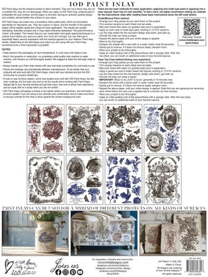 2026 HAMEAU de la REINE ~  PAINT INLAY 12×16 PAD  8 pgs