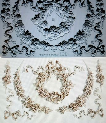 2026   WREATH &amp; SWAGS~ 6" x 10"  Mould