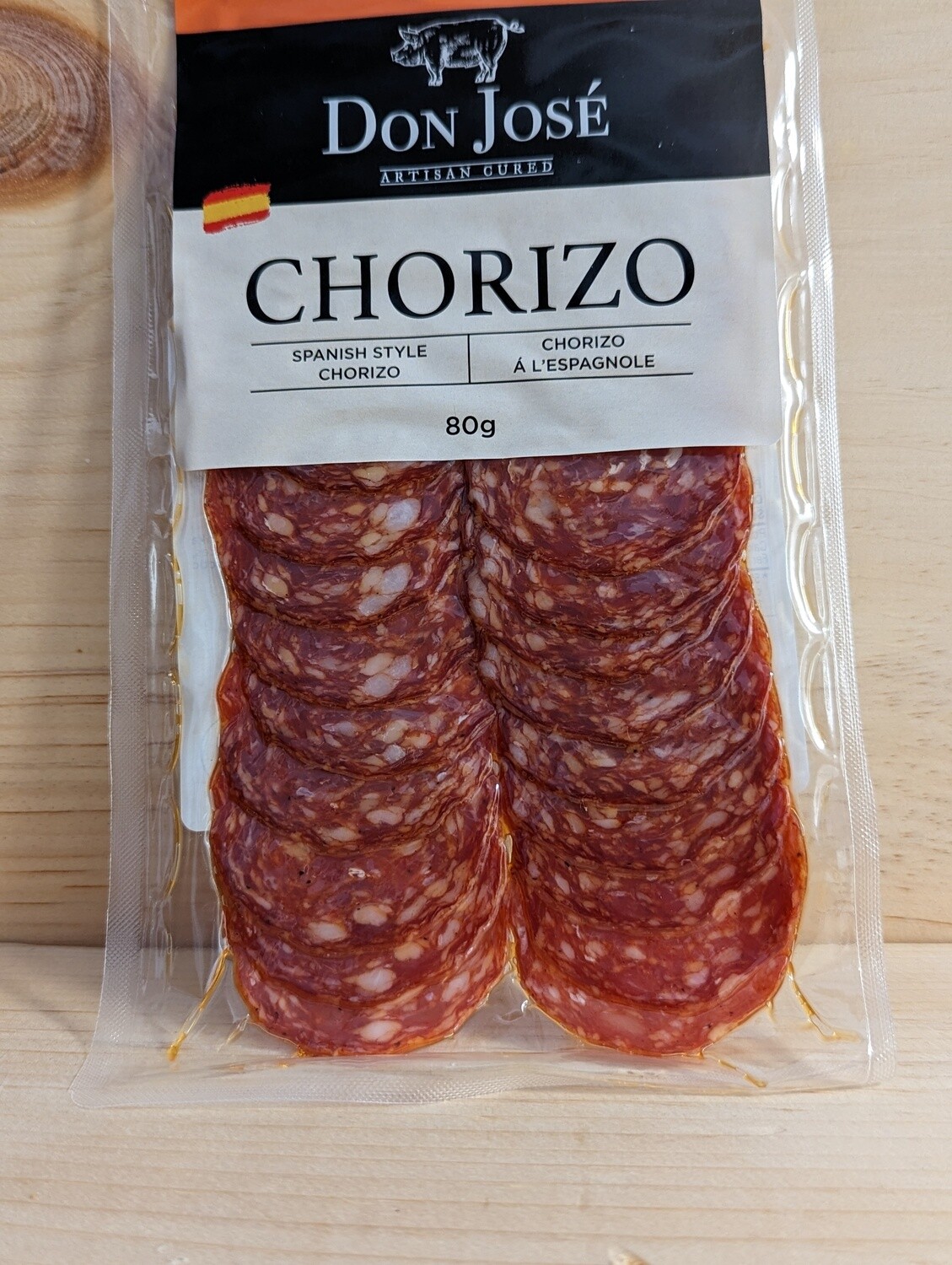 Don Jose Sliced Chorizo Online Store The Pantry Fine Cheese