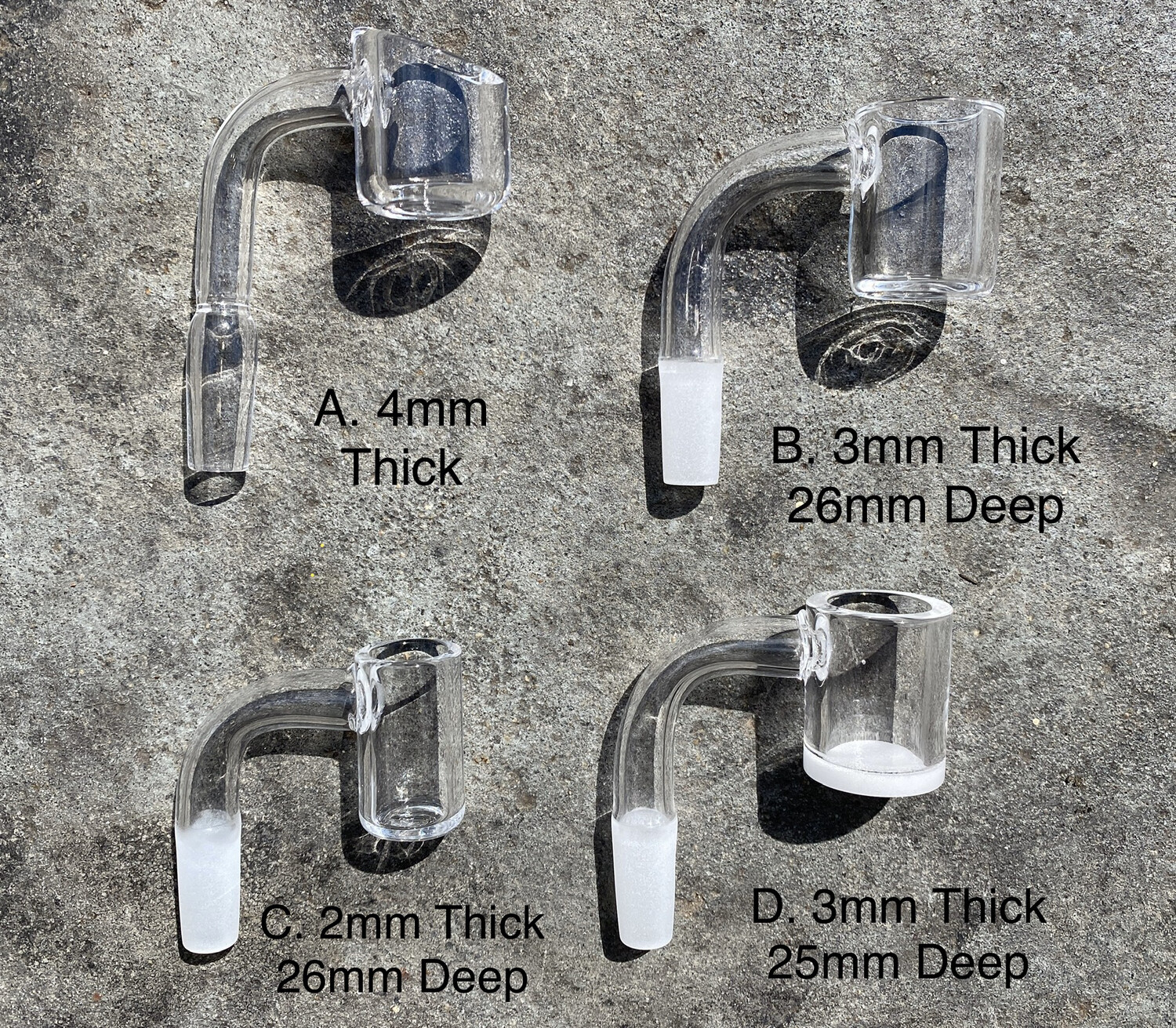 Quartz Male Bangers 10mm