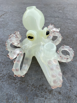 Electric Coconut UV Octopus Rig By Pacini Glass