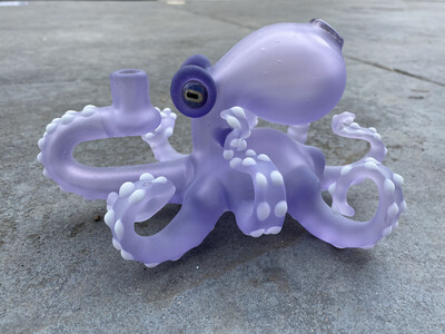 Purple Octopus Rig By Pacini Glass