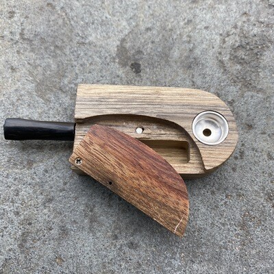Wood Pipe With Stash