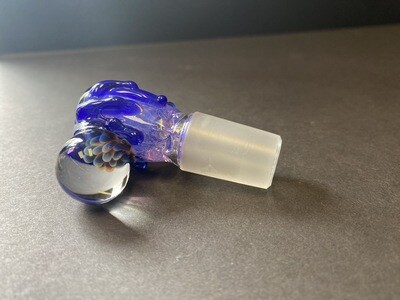 Pink Slime With Blue Drips 18mm Slide