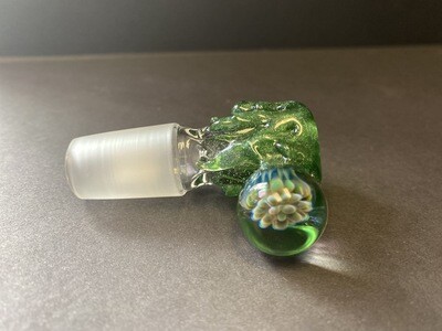 Green With Green Dicro Drip &amp; Marble 18mm Slide