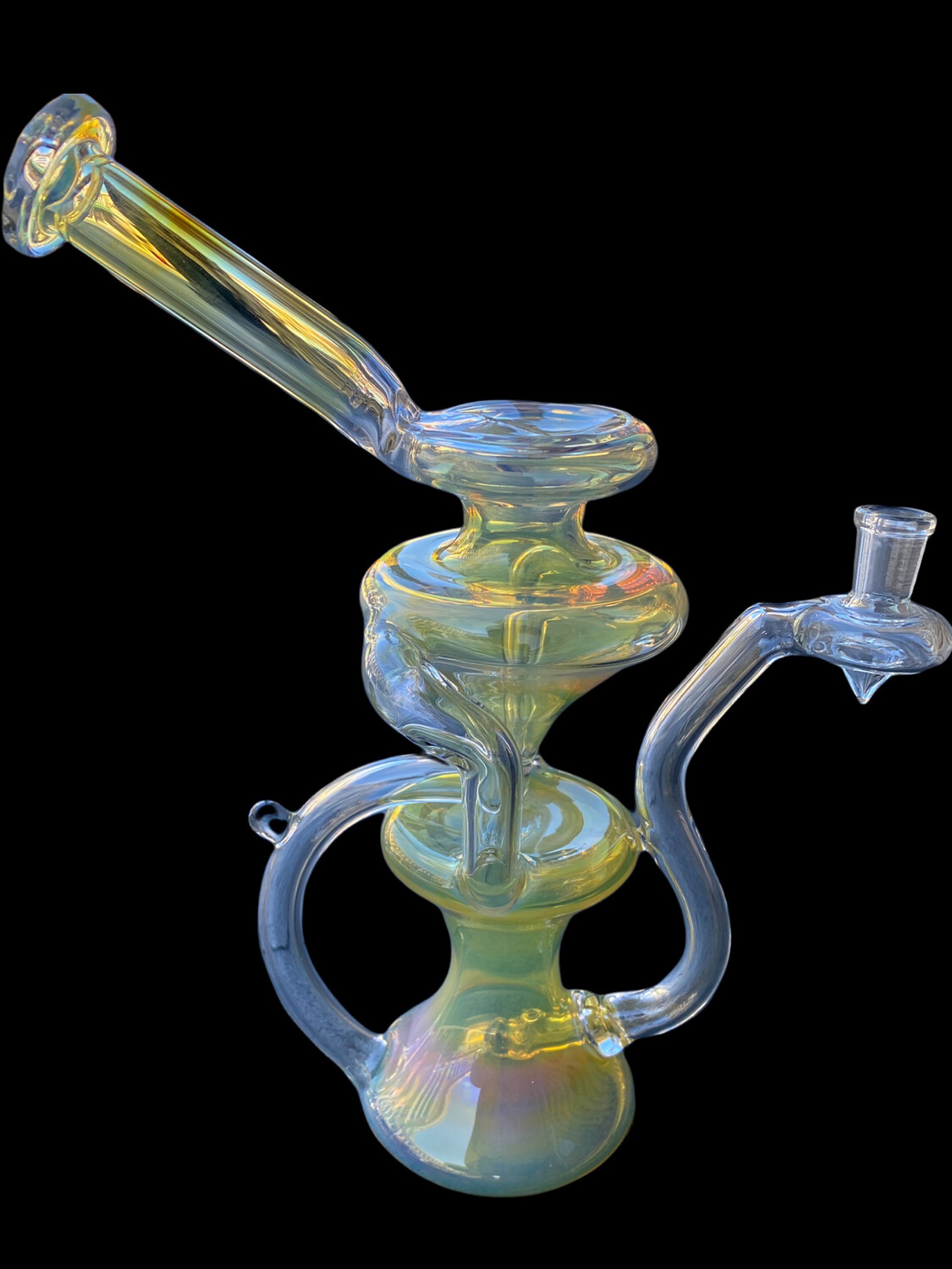 Dale’s Headies Fumed With Opal 10” Recycler Rig #6