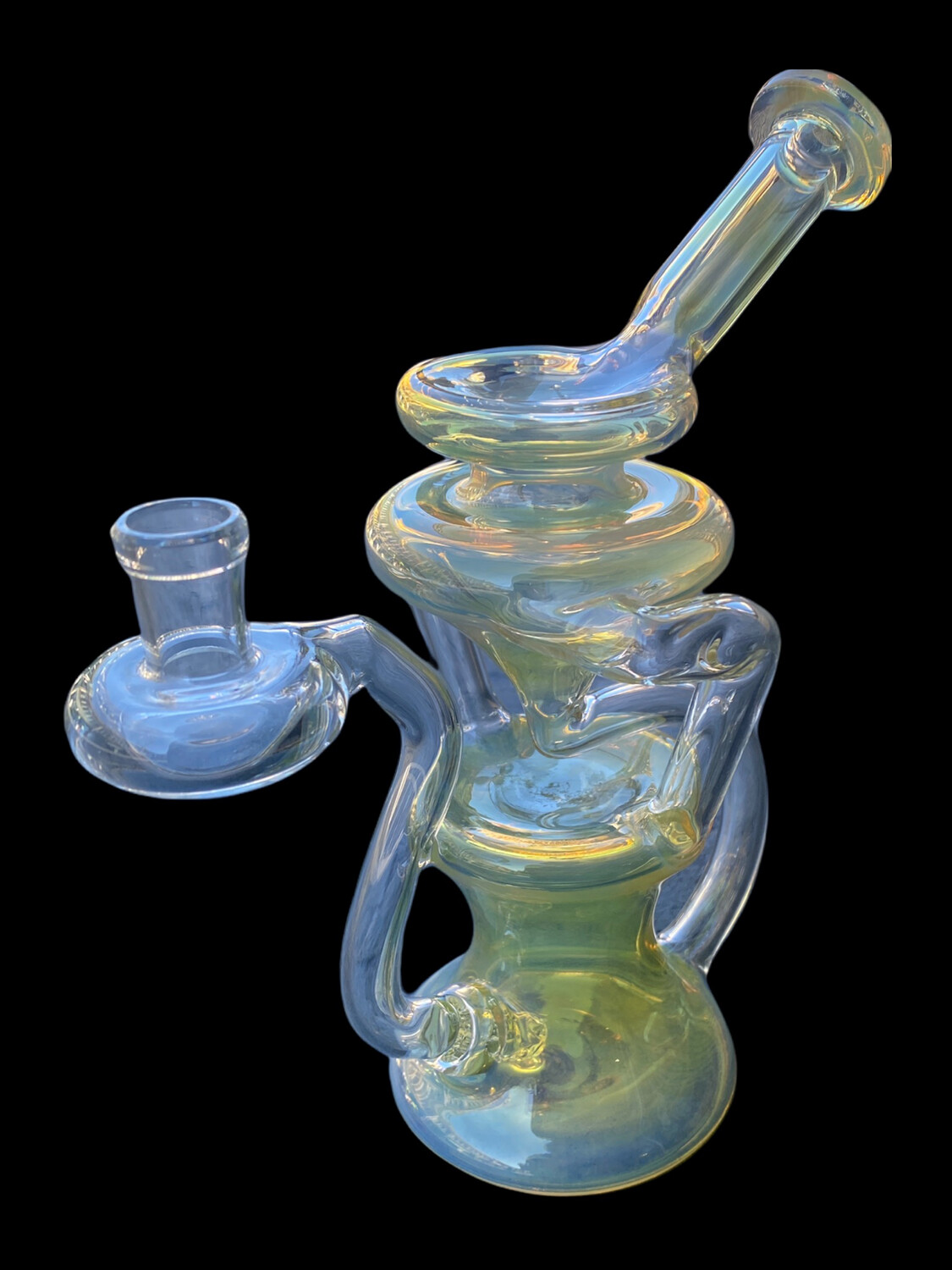 Dale’s Headies Fumed With Opal 9” Recycler Rig #7