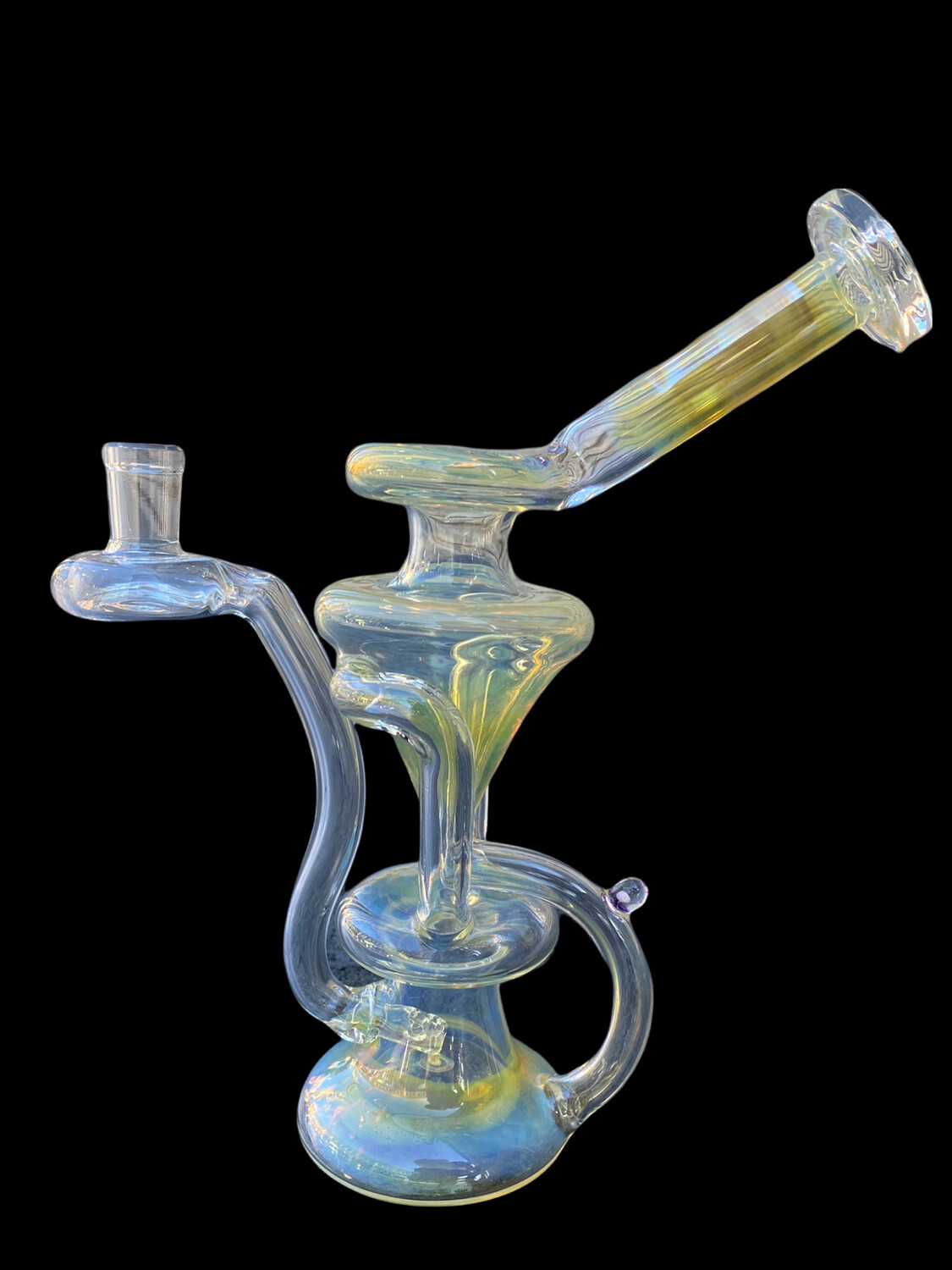Dale’s Headies Fumes With Opal 10” Recycler Rig #8