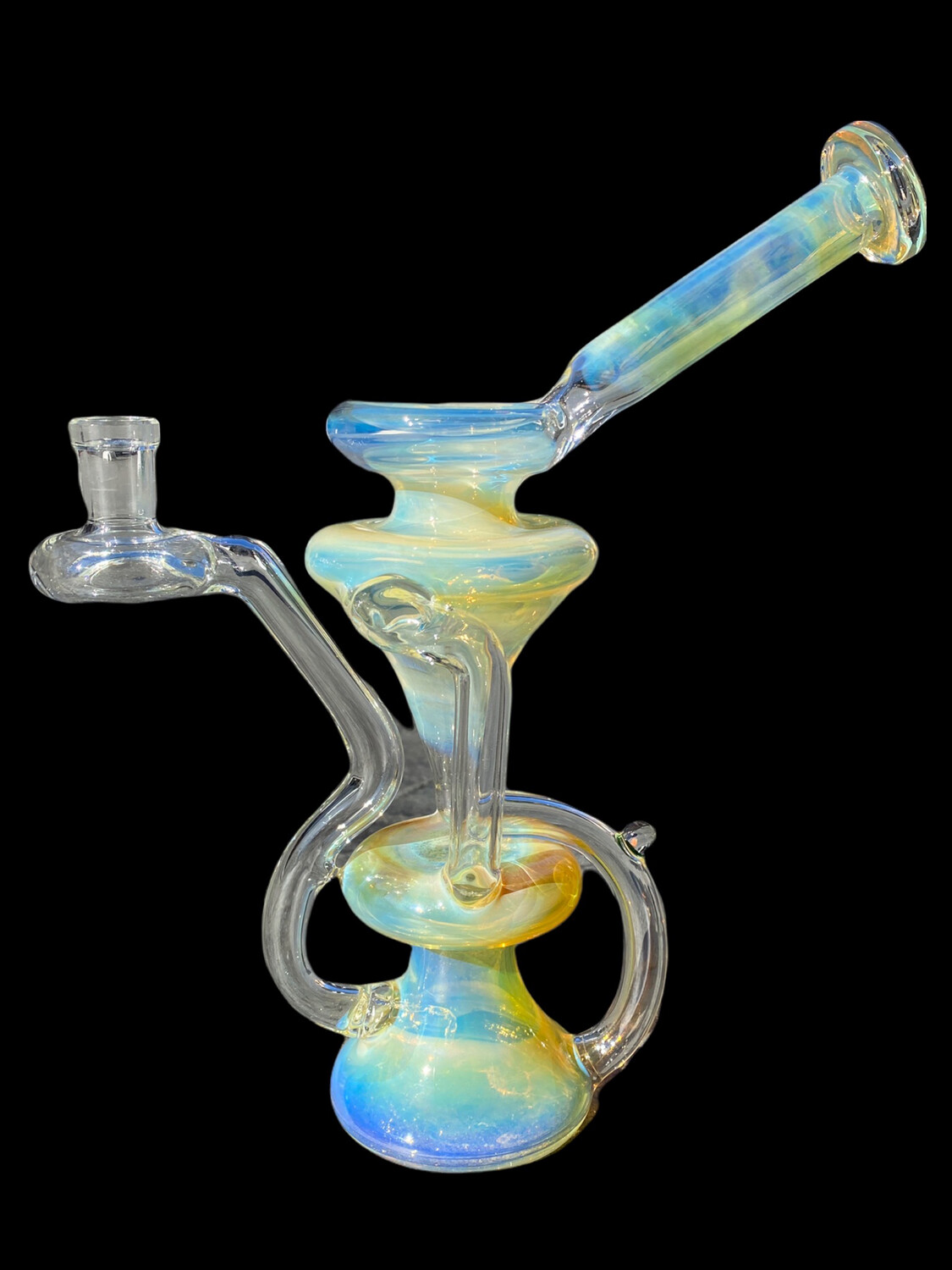 Dale’s Headies Fumes With Opal 10” Recycler Rig #10