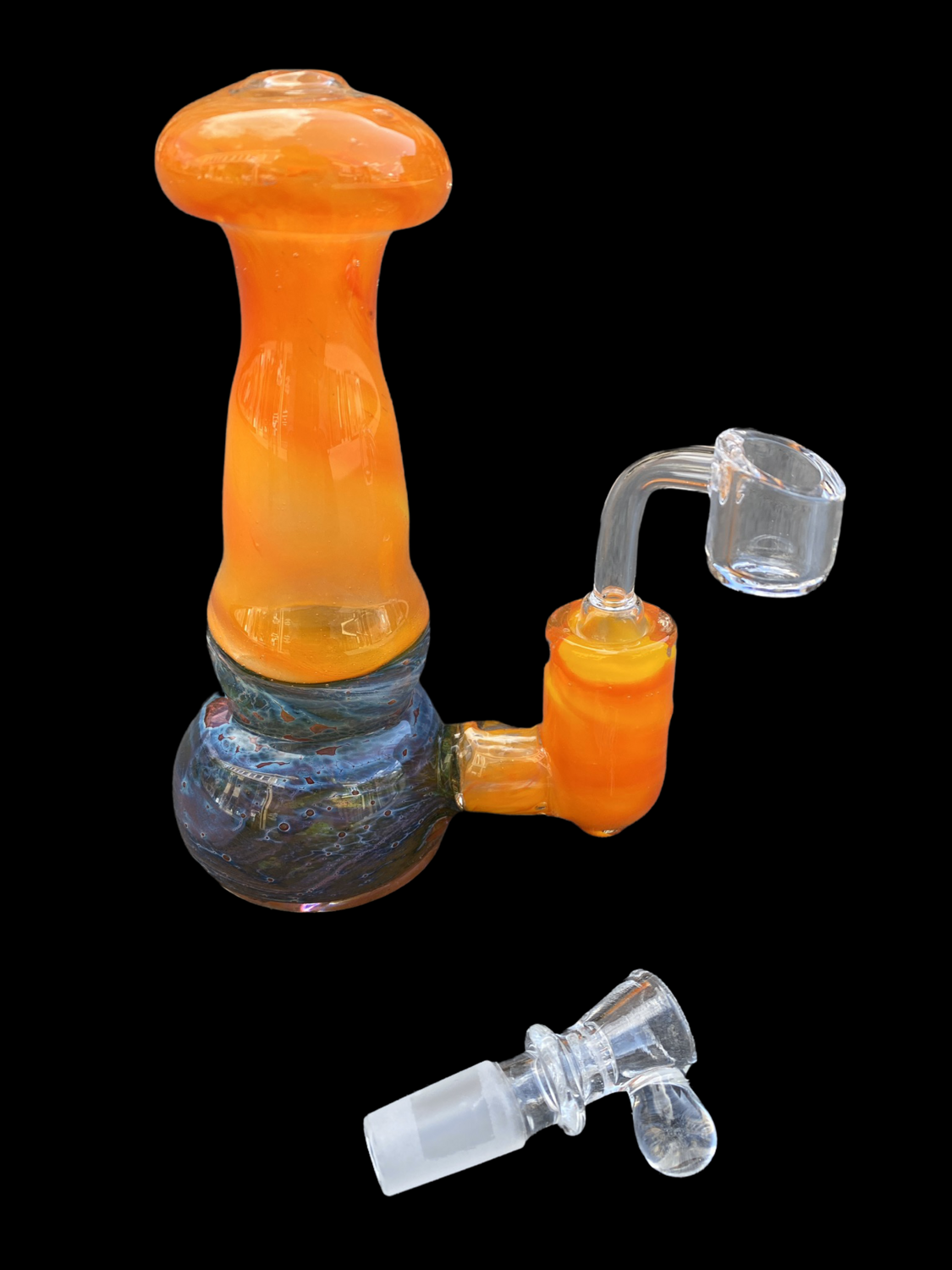 Glass By Nobody Orange/purple/blue Rig 14mm