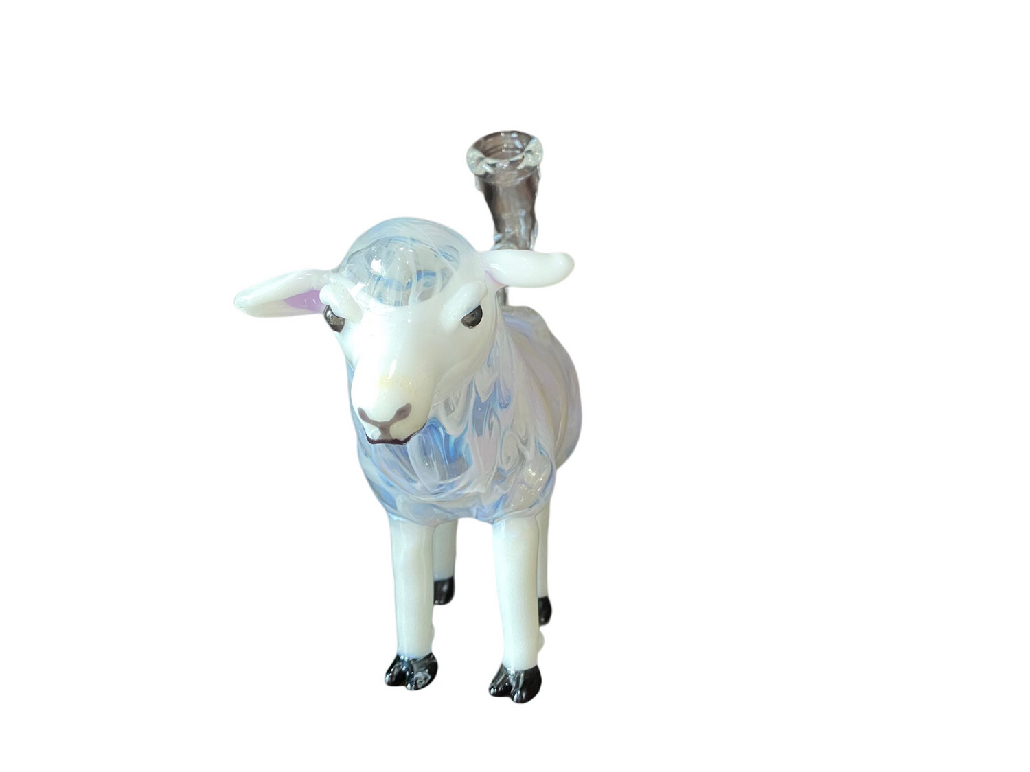 Custom Sheep Waterpipe 5.25” Tall By Oxy Glass