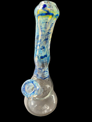 Thick Custom Handblown Waterpipe 10mm 8”