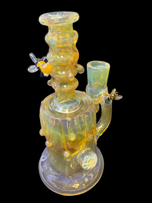 Honey Bee DRIP Oil Rig By Oil Glass Contraptions