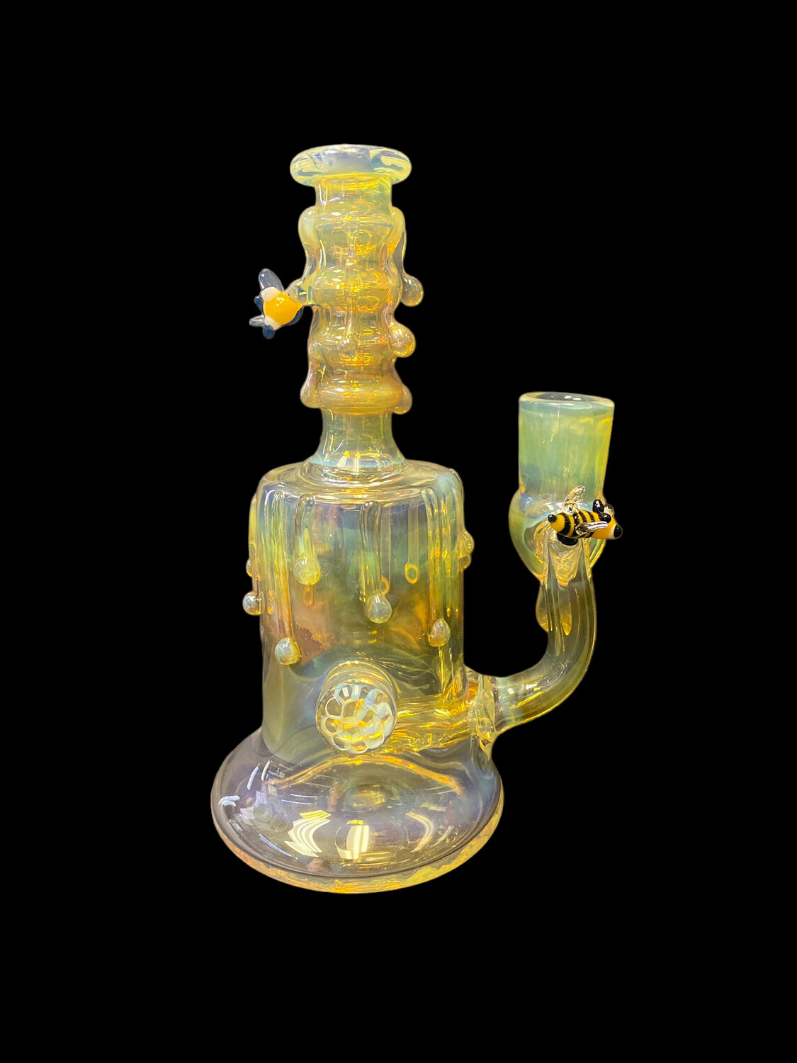 Honey Bee DRIP Oil Rig By Oil Glass Contraptions