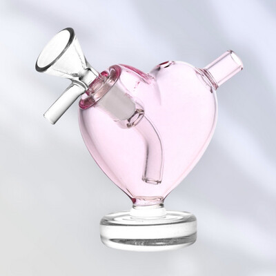 Mini 3” Heart Bubbler 