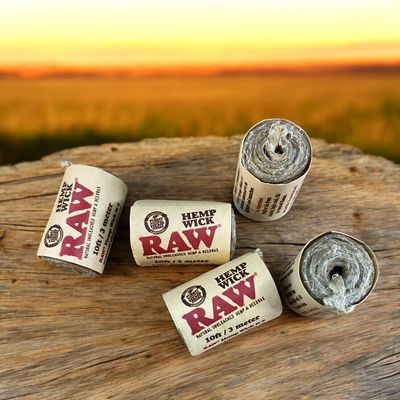 Raw Hemp Wick 10ft Roll