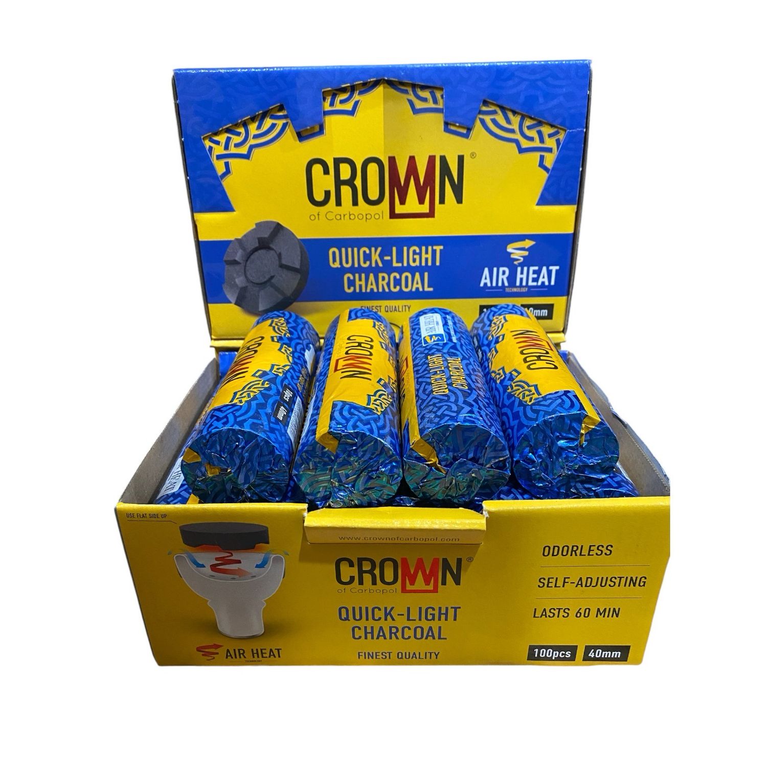 Crown Quick-Light Air Heat Charcoal