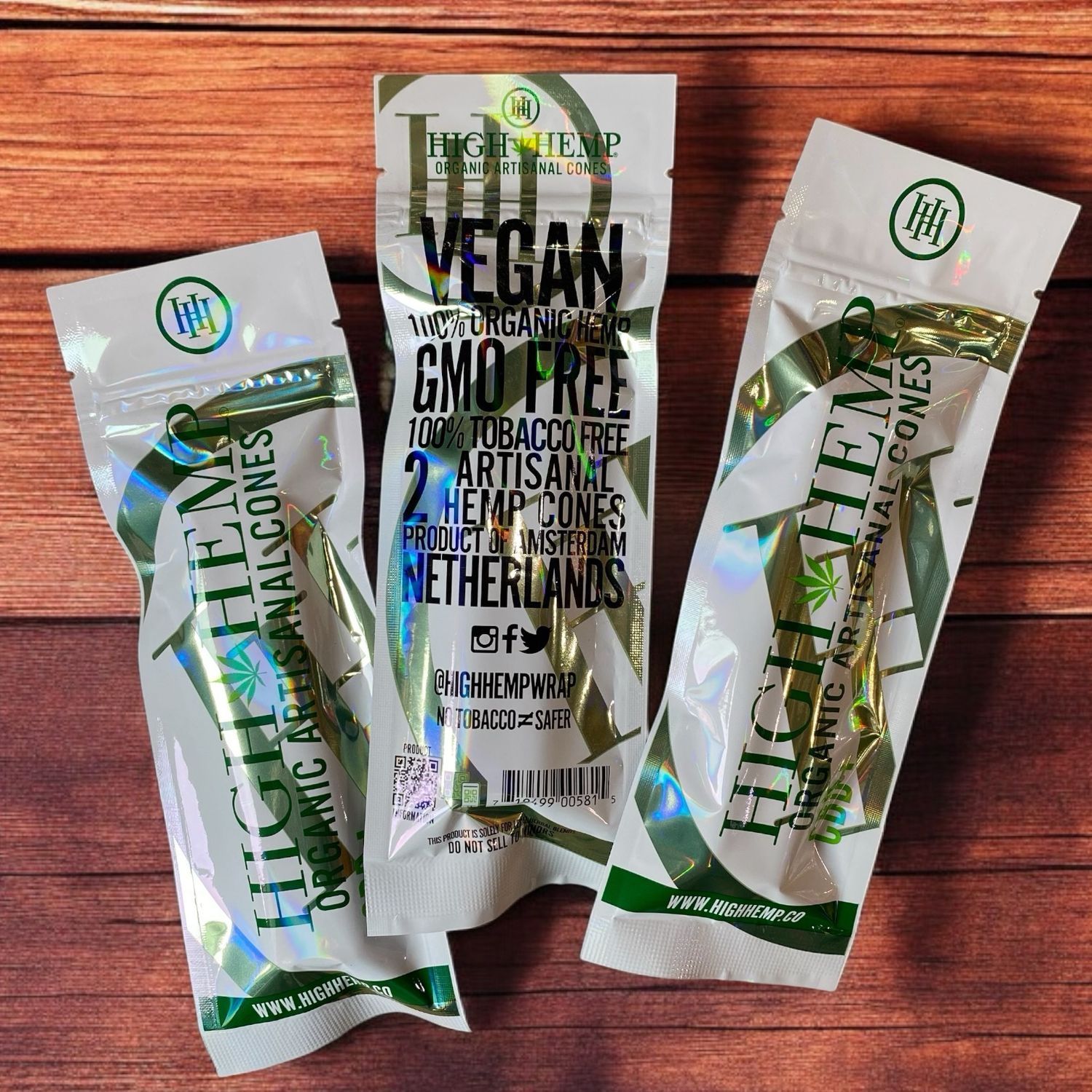 High Hemp Artisanal Hemp Cones 2pk