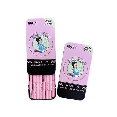 Blazy Susan Prerolled Filter Tips 100ct Tin