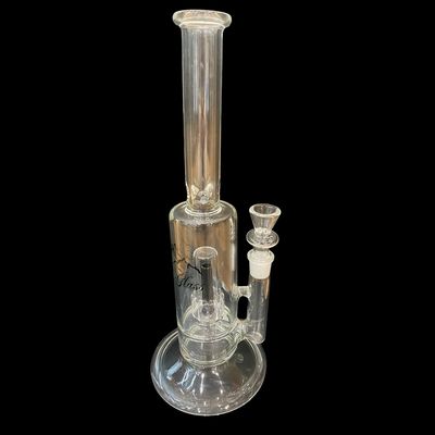 Apline Glass Scientific 14in Matrix Perc Stemless Waterpipe 