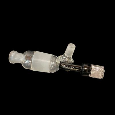 Hoss Glass Double Perc 11” Bubbler 