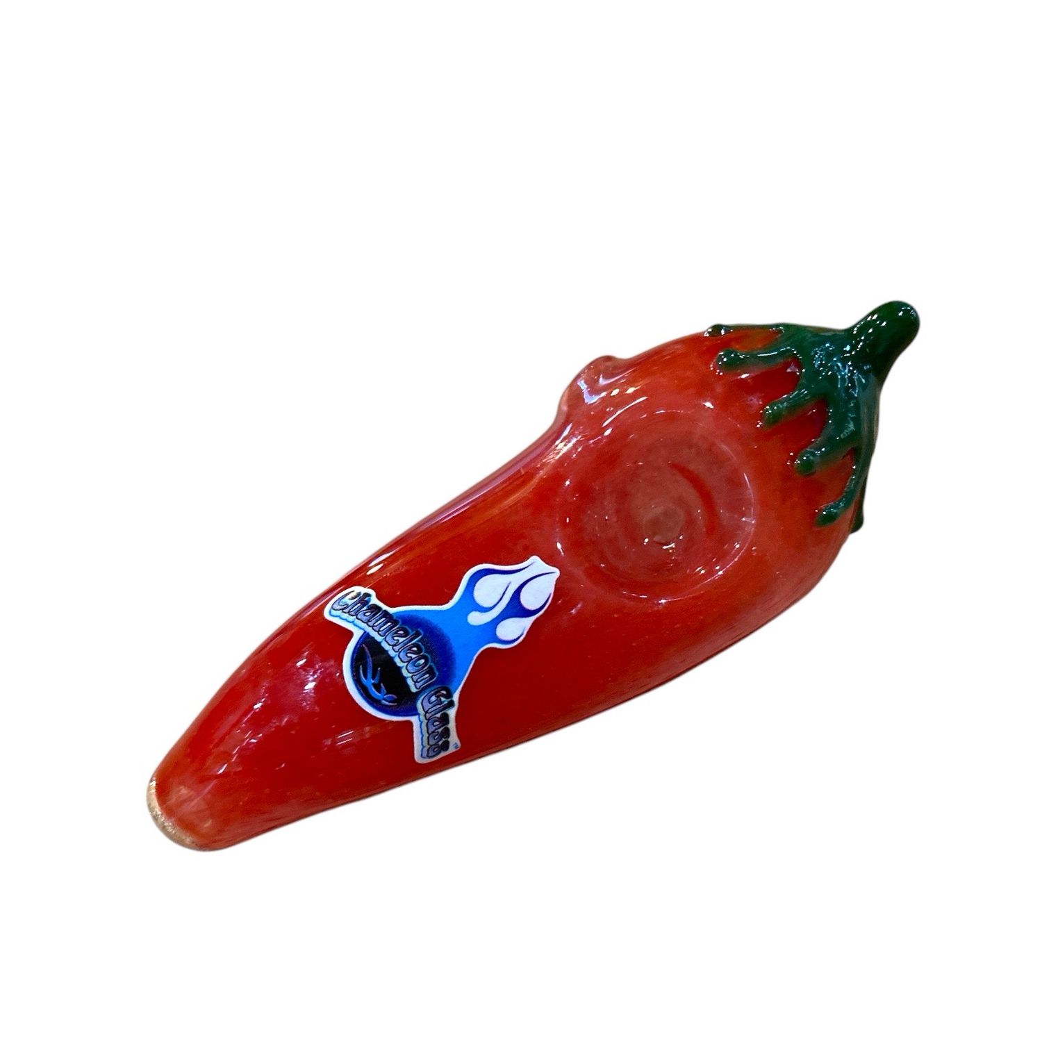 Chameleon Glass Chili Pepper Pipe (Red)