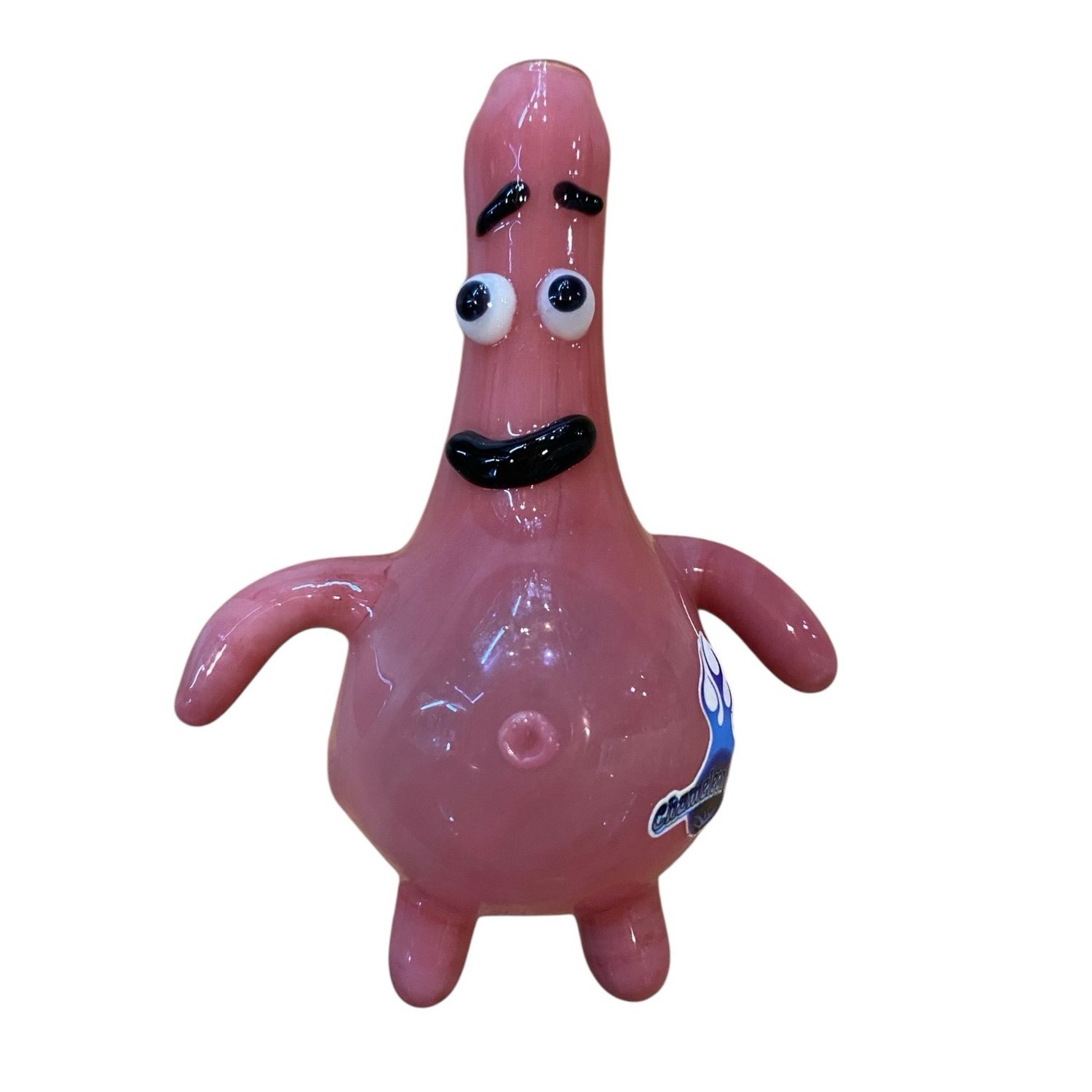 Chameleon Glass Sponge Bob Patrick Handpipe 