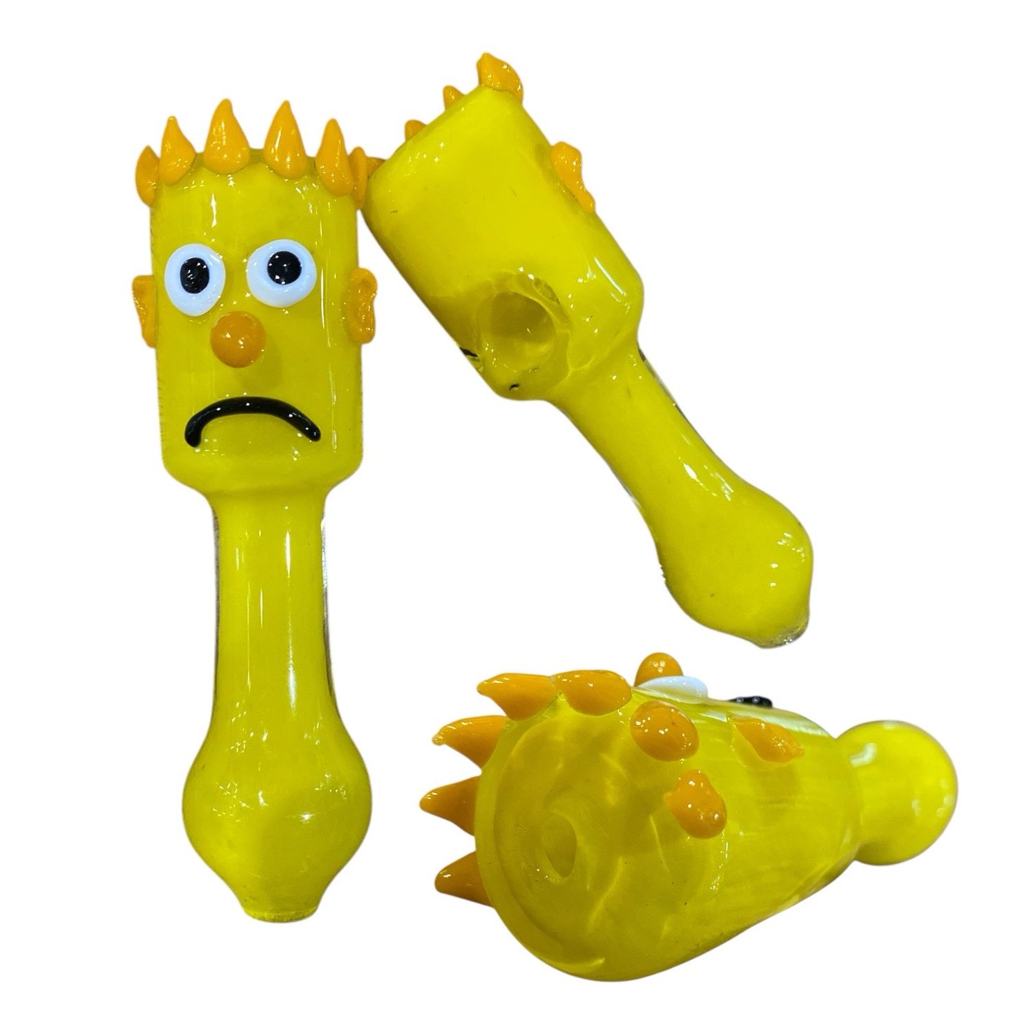 Bart Simpson Glass Hand Pipe