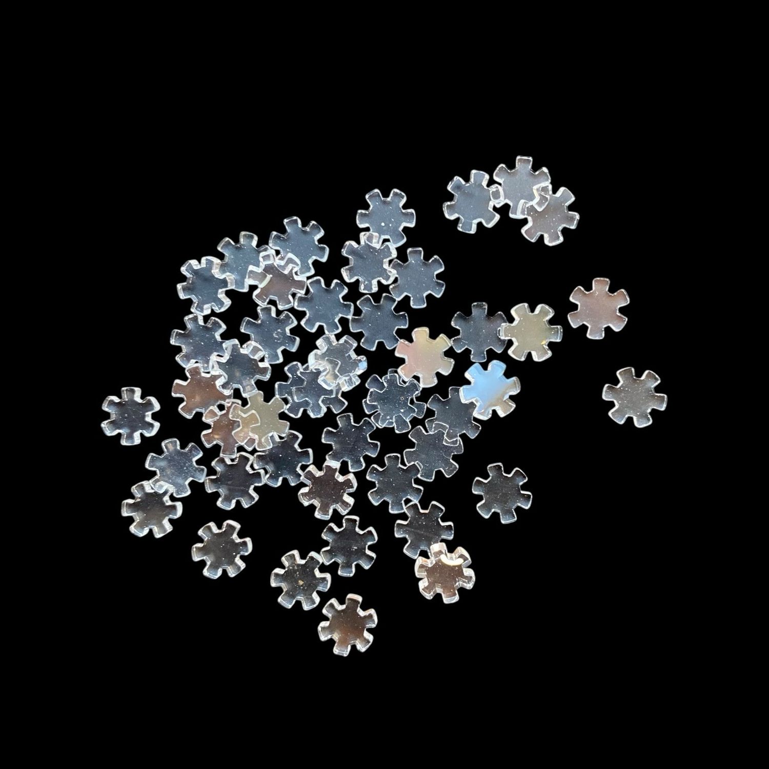 Glass Snowflake Screens