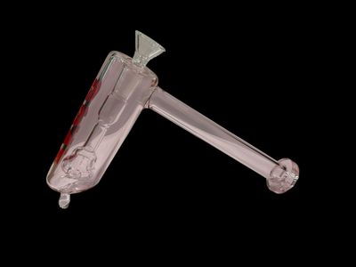 7.5” Lucky Goat UFO Hammer Bubbler 