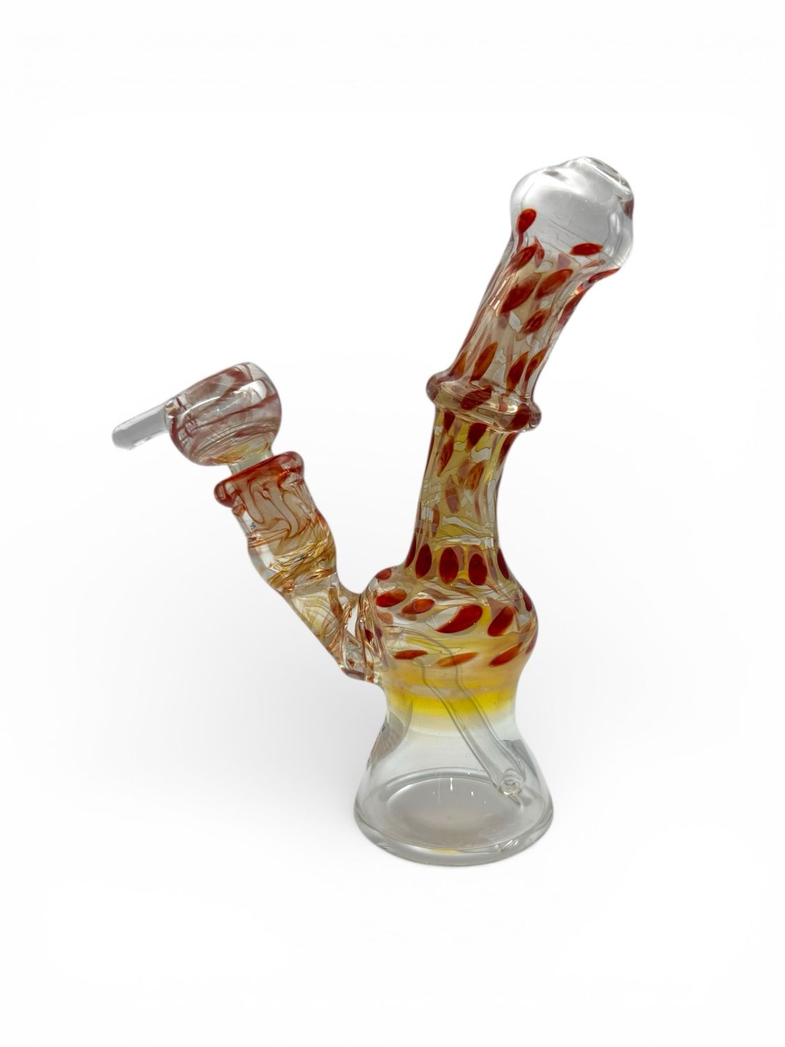 Custom Hand Blown WaterPipe / Build In Downstem 14mm 8”