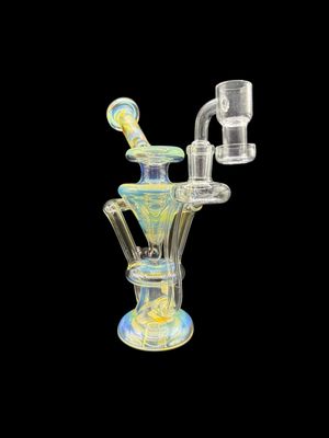 Dale’s Headies Fumes With Opal 10” Recycler Rig #8