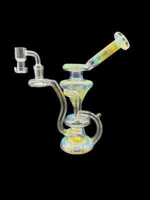 Dale’s Headies Fumes With Opal 10” Recycler Rig #8