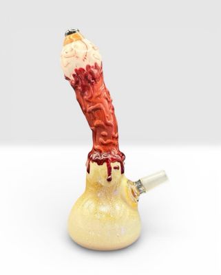 7.5” Eyeball Socket Rig with Blood Dome by Voj Glass
