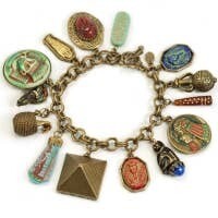 Deluxe Egyptian  Charm Bracelet