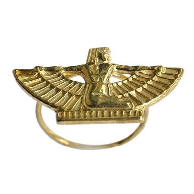 Egyptian Goddess ring, size 8