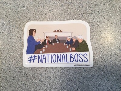#National Boss Nancy Pelosi Sticker