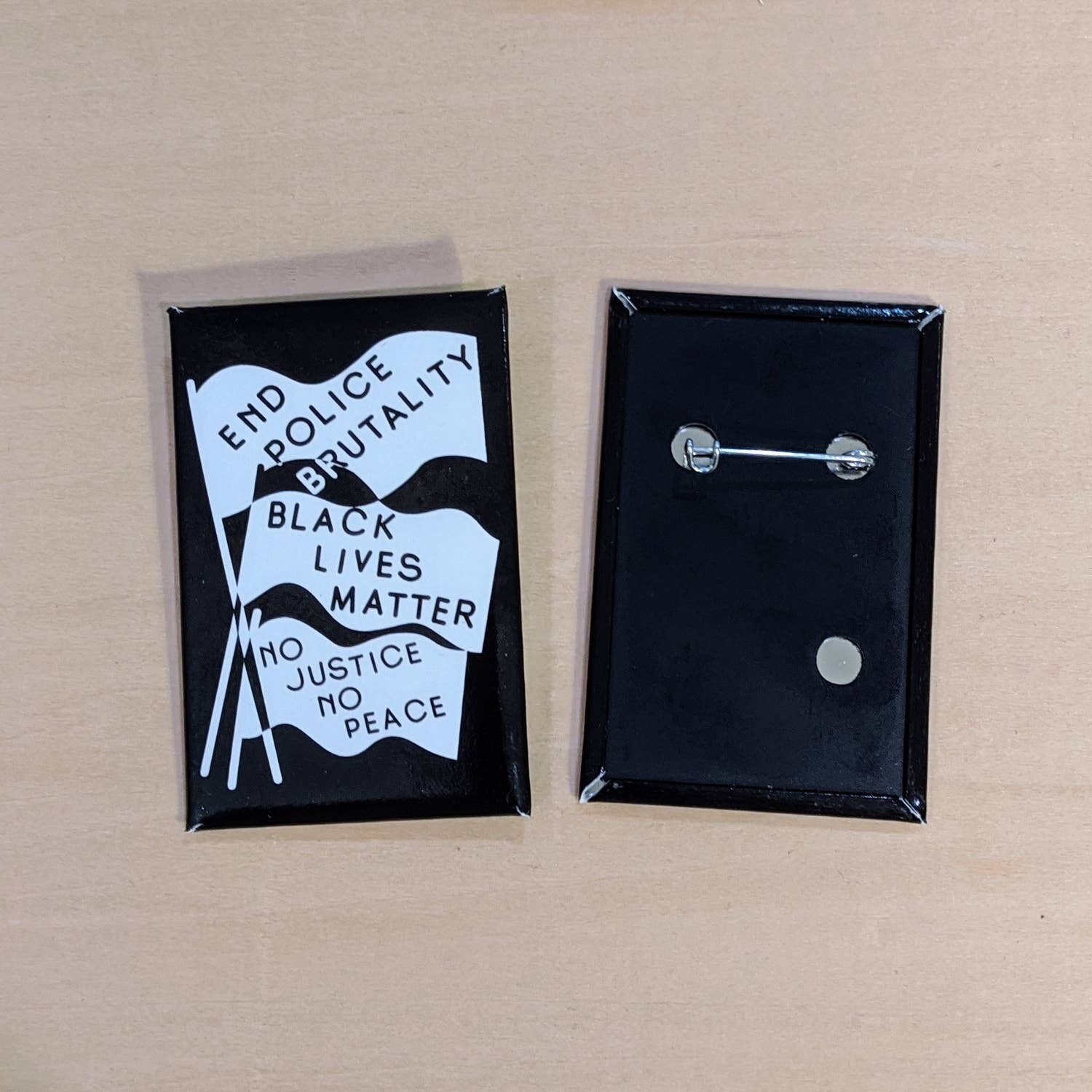 End Police Brutality Pin