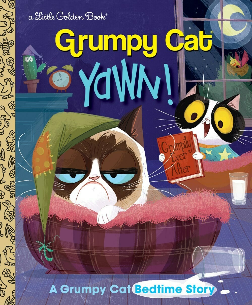 Little Golden Book-Grumpy Cat Yawn